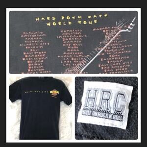 Hard Rock Cafe Music for Life Cleveland Ohio 30 Years Vintage T-shirt Medium